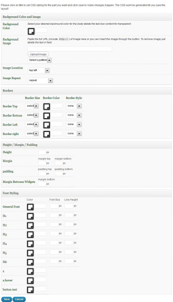Ultimatum Theme CSS Editor
