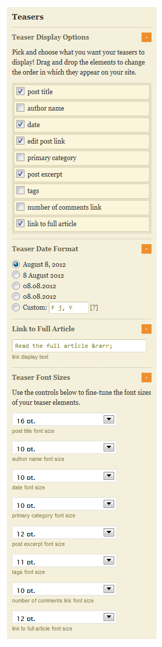 Thesis Design Options - 5. Teasers