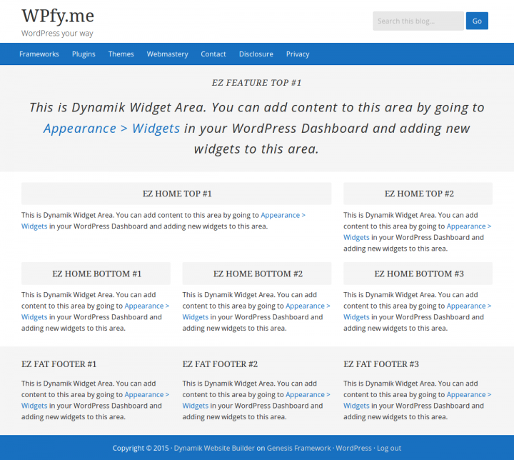 Blank Dynamik BlogPress Skin