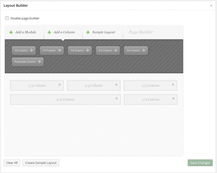 ElegantBuilder Layout Builder Columns