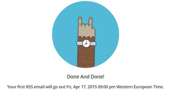 MailChimp Campaign created successfully
