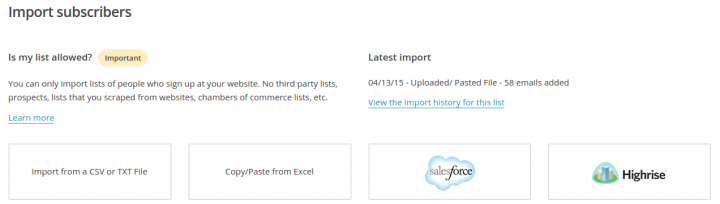 MailChimp WPfy.me import subscribers