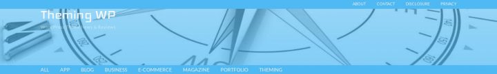 Theming WP Header with header image