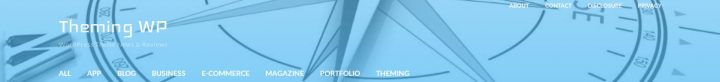 Theming WP Header finished header